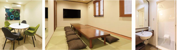 北斎場正面に立地